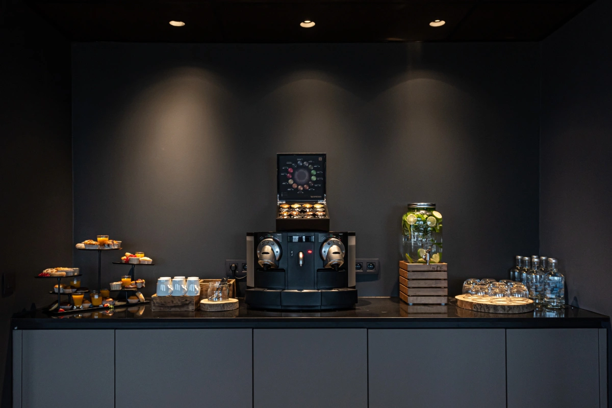 Catering mit Kaffeemaschine